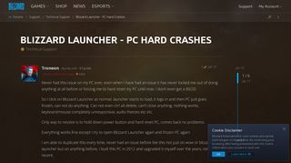 
                            7. Blizzard Launcher - PC Hard Crashes - Technical Support - World of ...