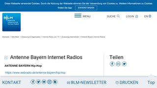 
                            9. BLM - Antenne Bayern Internet-Radios