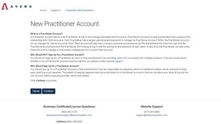 
                            9. BLO - New Practitioner Account