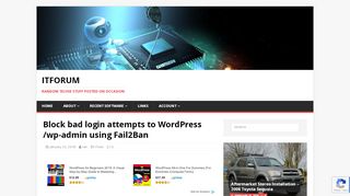 
                            9. Block bad login attempts to Wordpress /wp-admin using Fail2Ban - Ian