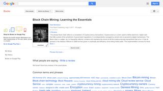 
                            10. Block Chain Mining: Learning the Essentials