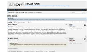 
                            2. Block Devices - Synology Forum
