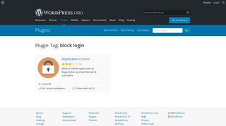 
                            10. block login | WordPress.org