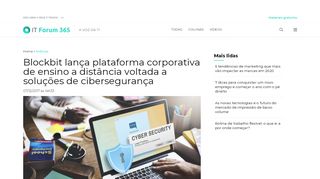 
                            10. Blockbit lança plataforma corporativa de ensino a distância ...