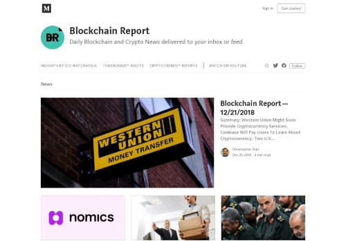 
                            13. Blockchain Report – Medium