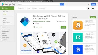 
                            7. Blockchain Wallet. Bitcoin, Bitcoin Cash, Ethereum – Apps no Google ...