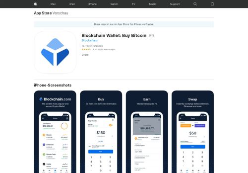 
                            5. Blockchain Wallet: Bitcoin im App Store - iTunes - Apple