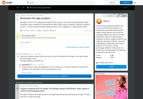 
                            7. Blockchain.info login problems : Bitcoin - Reddit