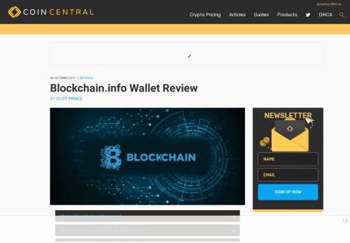 
                            10. Blockchain.info Wallet Review | CoinCentral