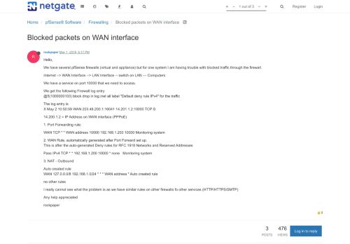 
                            4. Blocked packets on WAN interface | Netgate Forum