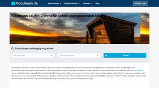 
                            5. Blockhaus kaufen: Anbieter & Modelle im Vergleich - Modulheim.de