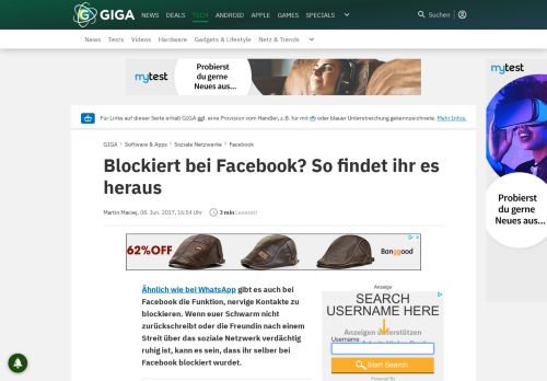 
                            7. Blockiert bei Facebook? So findet ihr es heraus – GIGA