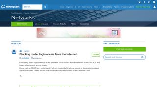 
                            9. Blocking router login access from the Internet - TechRepublic