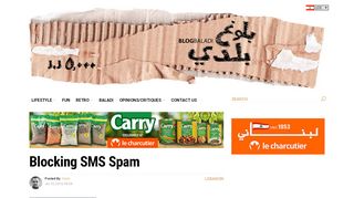 
                            13. Blocking SMS Spam | Blog Baladi