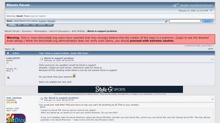 
                            8. Block.io support problem - Bitcointalk