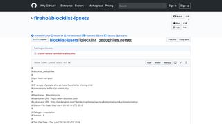
                            10. blocklist-ipsets/iblocklist_pedophiles.netset at master · firehol ...