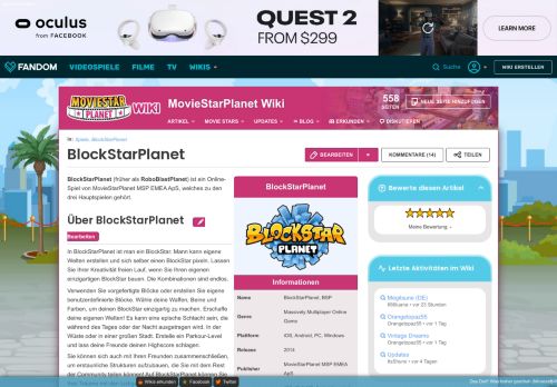 
                            7. BlockStarPlanet | MovieStarPlanet Wiki | FANDOM powered by Wikia