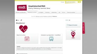 
                            10. Bloddonor - Hospitalsenhed Midt