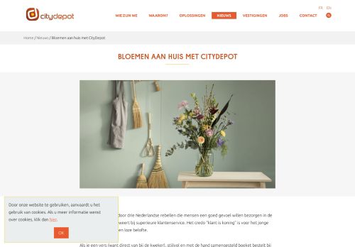 
                            10. Bloemen aan huis met CityDepot - CityDepot | slimme stadsdistributie