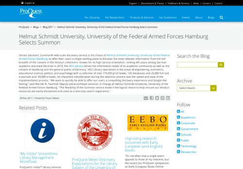 
                            13. Blog 2011 - Helmut Schmidt University, University of the Federal ...