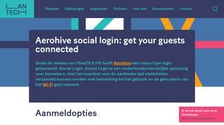 
                            8. Blog | Aerohive Social Login: get your guests connected | Lantech