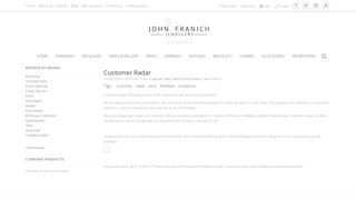
                            11. Blog - Customer Radar - John Franich Jewellers