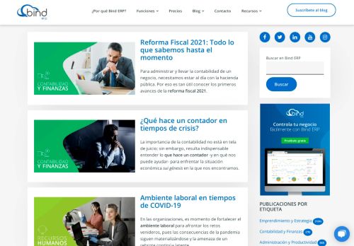 
                            6. Blog de Bind ERP - Sistema de administración en la nube