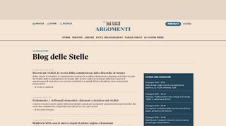 
                            8. Blog delle Stelle - Argomenti del Sole - Il Sole 24 Ore