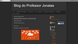 
                            13. Blog do Professor Jonatas: SECRETARIA DIGITAL E OFFICE 365