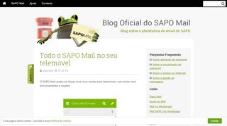 
                            8. Blog do SAPO Mail