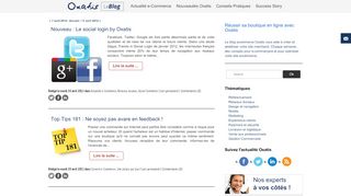 
                            7. Blog ecommerce Oxatis | Conseils E-commerce: 10 avril 2012