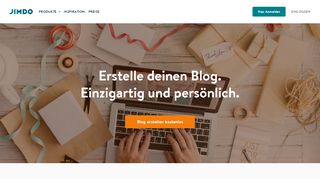 
                            3. Blog erstellen: einfach, kostenlos | Blogger werden - Jimdo