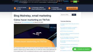 
                            4. Blog Mailrelay, email marketing