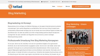 
                            5. Blog Marketing: Konzept, Umsetzung und Überwachung | teliad