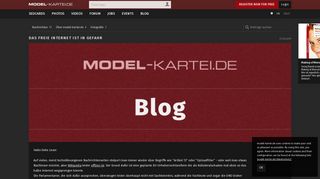 
                            7. Blog · model-kartei.de