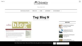 
                            3. Blog N – UNIVATIV - Leuphana Universität Lüneburg