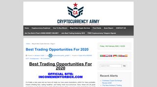 
                            11. Blog & New Crypto Services - Page 3 of 67 - Cryptocurrency Army