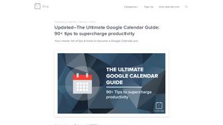 
                            12. Blog - The Ultimate Google Calendar Guide: 90+ tips