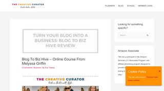 
                            5. Blog To Biz Hive - Online Course From Melyssa Griffin | The Creative ...