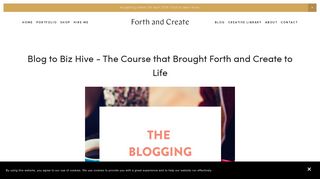 
                            8. Blog to Biz Hive - The Course that Brought Forth and Create to Life ...