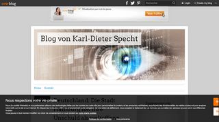 
                            6. Blog von Karl-Dieter Specht -