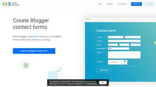 
                            6. Blogger Contact Form Generator by 123FormBuilder