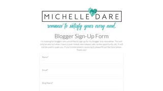 
                            9. Blogger Sign-Up Form - Paperform