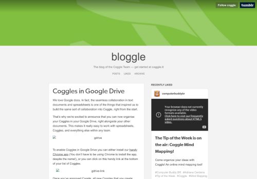 
                            10. bloggle — Coggles in Google Drive