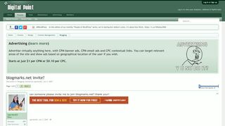 
                            5. blogmarks.net invite? - Digital Point Forums