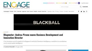 
                            10. Blogmeter: Andrea Pirone nuovo Business Development and ...