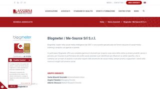 
                            8. Blogmeter / Me-source Srl S.r.l. | ASSIRM