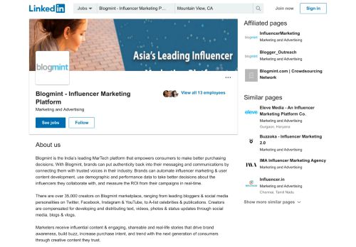 
                            2. Blogmint - Influencer Marketing Platform | LinkedIn