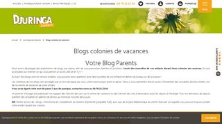 
                            6. Blogs colonies de vacances - Djuringa Juniors