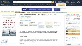 
                            6. Blood Done Sign My Name: A True Story: Timothy B. Tyson ...